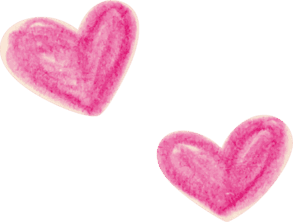 Corazones rosas
